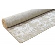Modern Jacquard Loom Silk Grey 6' x 9' Rug