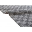 Modern Handloom Wool / Silk (Silkette) Charcoal 5' x 8' Rug