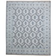 Traditional-Persian/Oriental Hand Knotted Wool Grey 8' x 10' Rug