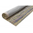 Modern Jacquard Loom Wool / Silk (Silkette) Colorful 5' x 7' Rug