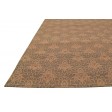 Modern Jacquard Loom Wool / Silk (Silkette) Rust 5' x 7' Rug