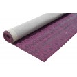 Modern Jacquard Loom Wool / Silk (Silkette) Purple 5' x 7' Rug
