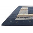 Traditional-Persian/Oriental Hand Woven Wool Black 5' x 8' Rug