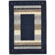 Traditional-Persian/Oriental Hand Woven Wool Black 5' x 8' Rug