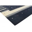 Traditional-Persian/Oriental Hand Woven Wool Black 6' x 8' Rug