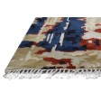 Modern Hand Knotted Wool Black 5' x 8' Rug