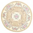 Traditional-Persian/Oriental Hand Tufted Wool Beige 4' x 4' Rug