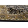 Traditional-Persian/Oriental Hand Tufted Wool Black 8' x 10' Rug