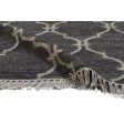 Modern Dhurrie Wool Charcoal 3' x 5' Rug