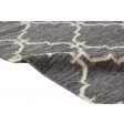 Modern Dhurrie Wool Charcoal 3' x 5' Rug