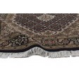 Traditional-Persian/Oriental Hand Knotted Wool / Silk (Silkette) Black 3' x 5' Rug