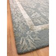 Handmade Wool/ Viscose Persian Blue/ Sage 5x8 lt1045 Area Rug