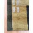 Handmade Wool Modern Gold/ Green 5x8 lt1075 Area Rug