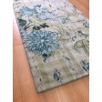 Handmade Wool Floral Green/ Blue 5x8 lt1129 Area Rug