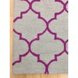 Handmade Wool Modern Gray/ Pink 5x8 lt1161 Area Rug