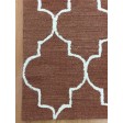 Handmade Wool Modern Rust/ Ivory 5x8 lt1166 Area Rug