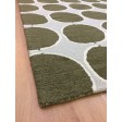 Handmade Wool Modern Green/ Gray 5x8 lt1196 Area Rug