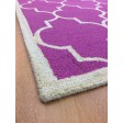 Handmade Wool Modern Pink/ Ivory 5x8 lt1197 Area Rug