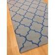 Handmade Wool Modern Gray/ Blue 5x8 lt1305 Area Rug