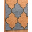 Handmade Wool Modern L.Blue/ Gold 5x8 lt1412 Area Rug