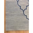 Handmade Wool Modern Gray/ Navy Blue 5x8 lt1446 Area Rug