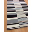 Handmade Wool Modern Ivroy/ Black 5x8 lt1582 Area Rug