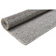 Modern Dhurrie Wool Grey 5' x 7' Rug