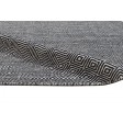 Modern Dhurrie Wool Black 4' x 6' Rug