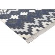Modern Dhurrie Wool Charcoal 5' x 8' Rug