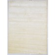Modern Handloom Wool / Silk (Silkette) Beige 5' x 7' Rug