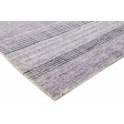 Modern Handloom Wool / Silk (Silkette) Purple 4' x 6' Rug