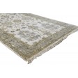 Traditional-Persian/Oriental Hand Knotted Silk (Silkette) Ivory 4' x 6' Rug
