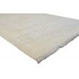 Traditional-Persian/Oriental Hand Knotted Wool / Silk (Silkette) Sand 6' x 10' Rug