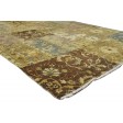 Modern Hand Knotted Wool Gold 6' x 9' Rug