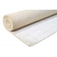 Modern Handloom Silk (Silkette) Ivory 8' x 10' Rug