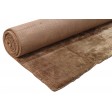 Modern Handloom Silk (Silkette) Brown 4' x 8' Rug