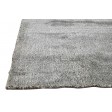 Modern Handloom Silk (Silkette) Grey 5' x 8' Rug