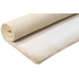 Modern Handloom Silk (Silkette) Ivory 2' x 3' Rug