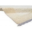 Modern Hand Knotted Wool Ivory 5' x 8' Rug