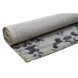 Modern Jacquard Loom Wool Silk Blend Grey 5' x 8' Rug
