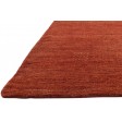 Modern Handloom Wool Red 5' x 8' Rug