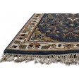 Traditional-Persian/Oriental Hand Knotted Wool Charcoal 2' x 4' Rug