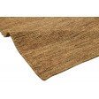 Modern Hand Knotted Jute Brown 2' x 3' Rug