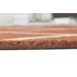 Modern Hand Tufted Wool Rust 5' x 7' Rug