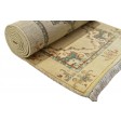 Traditional-Persian/Oriental Hand Knotted Wool / Silk (Silkette) Beige 2'6 x 12' Rug