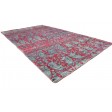 Modern Hand Knotted Silk Red 5' x 8' Rug