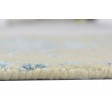 Modern Hand Knotted Wool / Silk (Silkette) Beige 3' x 6' Rug