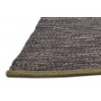 Modern Hand Woven Leather Cowhide Grey 2' x 3' Rug