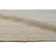 Modern Hand Knotted Wool / Jute Beige 8' x 11' Rug