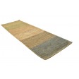 Modern Hand Knotted Jute Brown 2' x 6' Rug